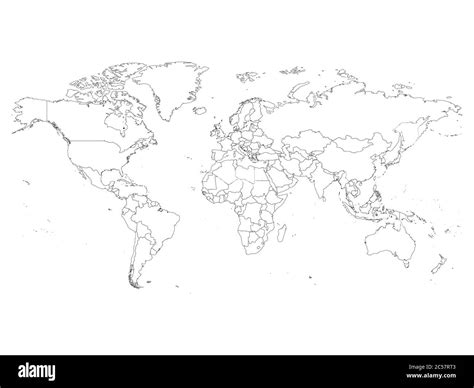Mapa De Contorno Mundial Fotografías E Imágenes De Alta Resolución Alamy