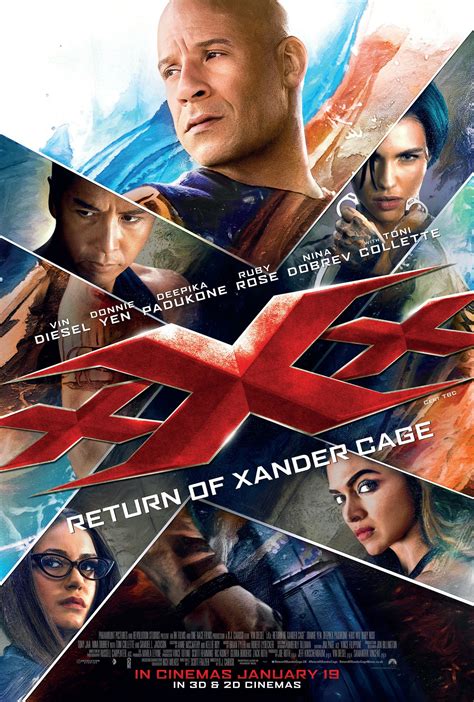 New Xxx Return Of Xander Cage International Trailer Poster