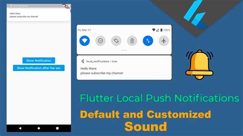 Flutter Local Notifications Example With Default And Customized Sound