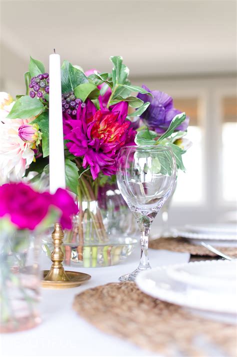 For this mother's day table setting, i found a pretty floral table runner to place down the centre of the table. A Simple and Vibrant Mother's Day Table Setting-1709 ...