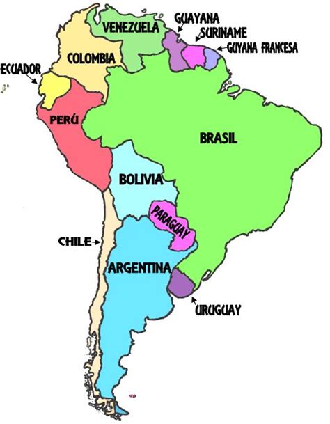 View Capitales Mapa Politico De Sudamerica Coursecolorinterests