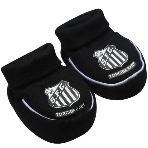Kit de Uniforme de Futebol do Santos para Bebê Body Pantufa