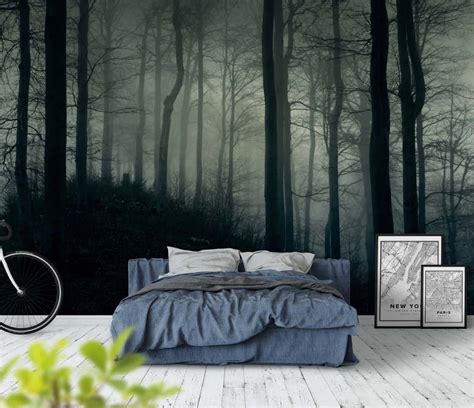 Forest Wall Mural Bedroom Forest Wallpaper Bedroom Forest Mural