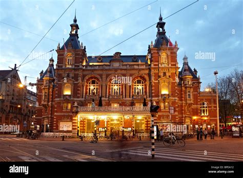 The Stadsschouwburg Theatre Leidseplein Square In Amsterdam Stock
