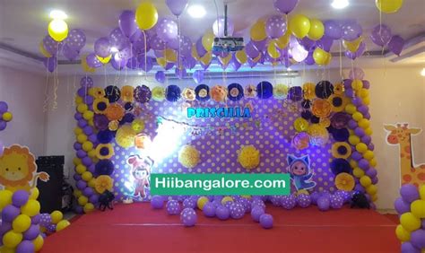Dave And Ava Theme Premium Birthday Party Balloon Decoration Bangalore