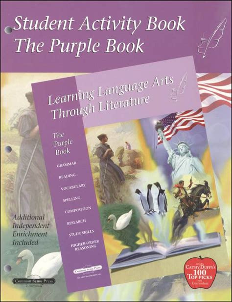 Learning Language Arts Through Literature Purple Student Book Common