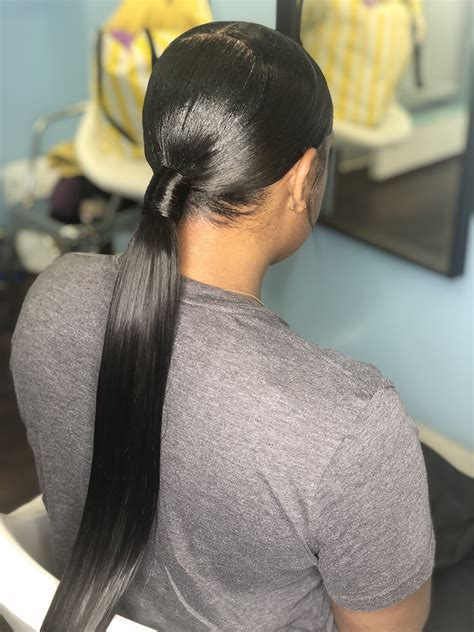 sleek-weave-hairstyles-pin-by-cocoblackhair-on-bun-ponytail-hair