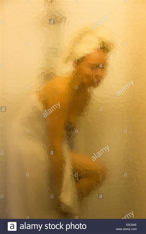 Woman And Shower And Steam Stock Photos Woman And Shower And Steam Stock Images Alamy