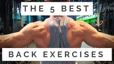 5 Best Back Exercises For Men Backexercises Gymcountry Youtube
