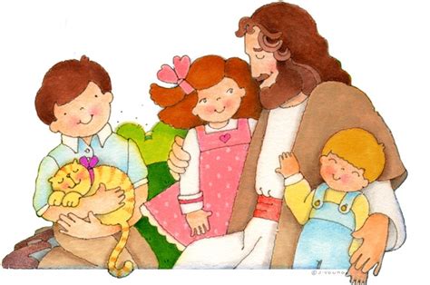 Láminas De Jesús Con Niños Imagui
