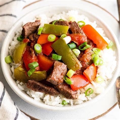 In this weeknight pepper steak recipe the peppers add sweetness and a bit of tang but they aren't bitter. This easy crockpot pepper steak recipe with tomatoes is a ...