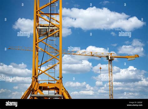 Crane Construction Cranes Constructions Stock Photo Alamy