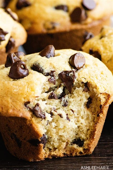 Chocolate Chip Muffins Recipe And Video Ashlee Marie Real Fun With