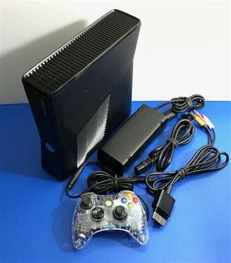Xbox 360 S Slim 4gb Matte Dusky Model 1439 Console Machine Bundle