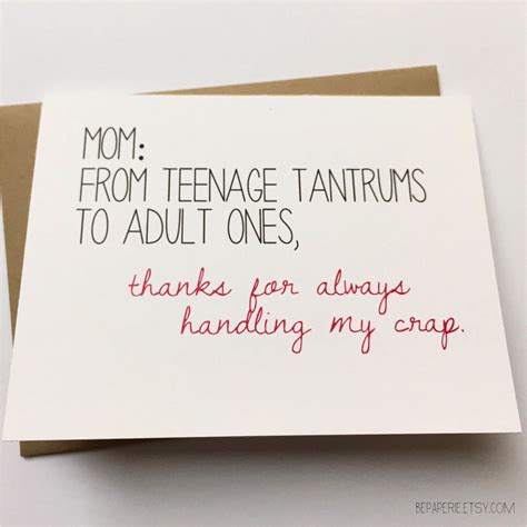 Funny Birthday Card Messages For Mom Printable Templates Free