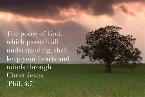 The Peace Of God Which Passeth All Understanding Shall Keep Your