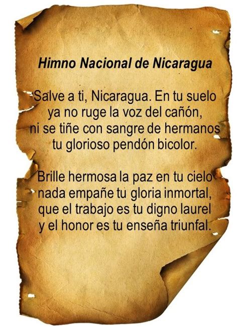 Nicaragua Puertas Abiertas Nuestros Símbolos Nacionales