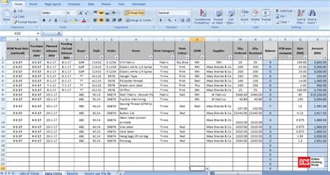 Any cell custom format code will be divided in to 4 parts : How to Maintain Fabric, Trim and Accessory Record in an ...