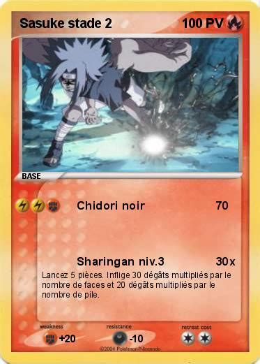 Pokémon Sasuke Stade 2 8 8 Chidori Noir Ma Carte Pokémon