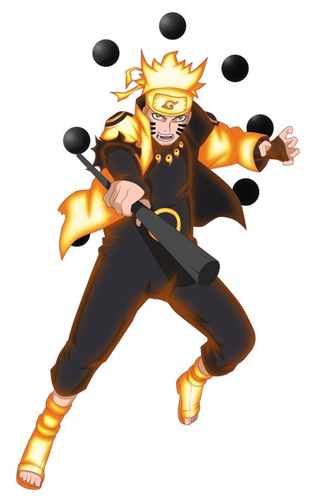 Naruto Uzumaki -Rikudou Mode(Sage of the Six Path) by RMRLR2020 on