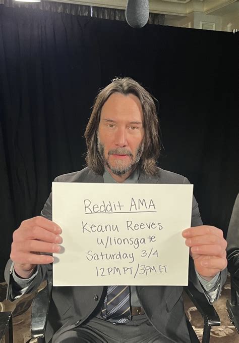 John Wick Chapter 4 On Twitter Its Time Ask Keanu Reeves Anything