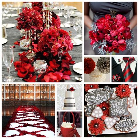 25 Bästa Red Grey Wedding Idéerna På Pinterest Rött Bröllop Färger