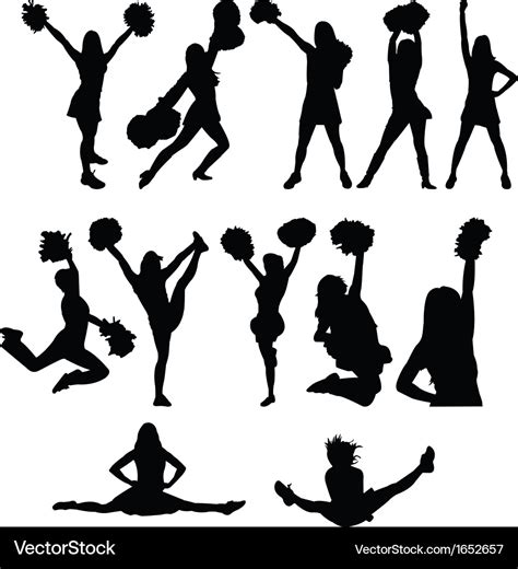 Cheerleader Silhouette Svg Free 94 Dxf Include