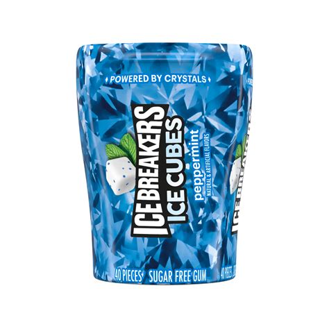 Ice Breakers Ice Cubes Peppermint Sugar Free Chewing Gum Shop Gum