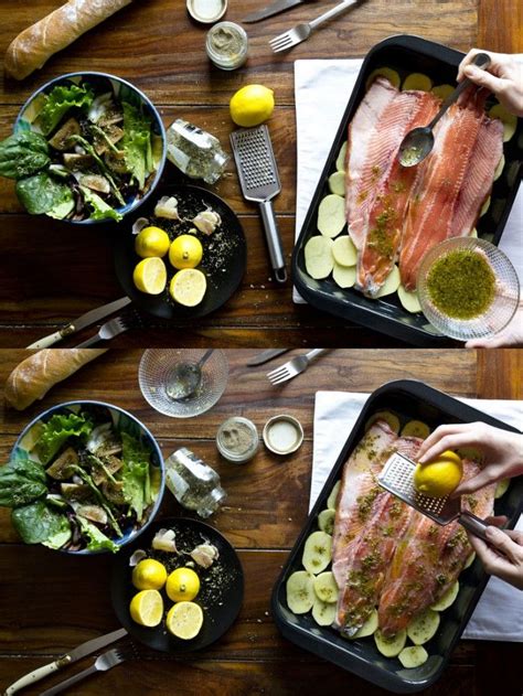 Esta receta también se puede elaborar la trucha es un pescado semigraso. Trucha al horno con limón y orégano