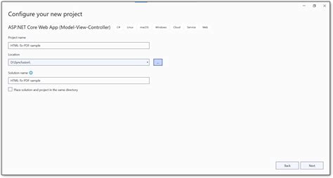 Convert A Html To Pdf File In Asp Net Core Syncfusion