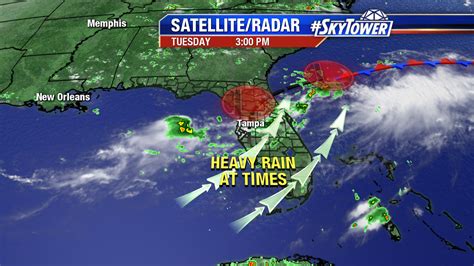 Long Spell Of Wet Weather Continues For Tampa Bay Tropical Moisture