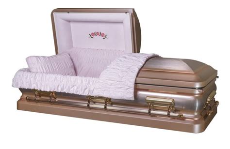 Platinum Rose With Velvet Interior Mississippi Casket Store