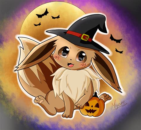 Eevee Pokémon Halloween Wallpapers Wallpaper Cave