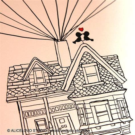 Lastly properly shade and shadow. Housewarming Guestbook Flying House; hand draw our new ...