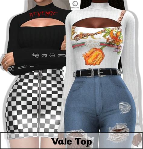 Sims Cc Lumysims Vale Top Swatches Shadow Map Hq Sims
