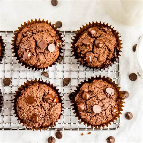 Double Chocolate Muffins Keto Paleo Gluten Free Healthy Little Peach