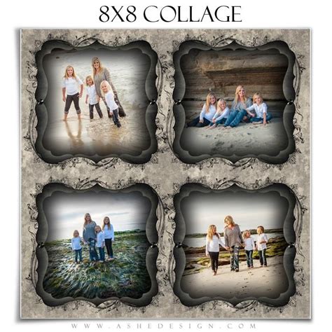 Collage Template (8x8) - Timeless Beauty | Collage template, Image collage, Family collage