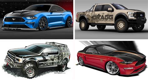 From Mild To Wild Fords Sema Show Mustangs And F 150s Have You