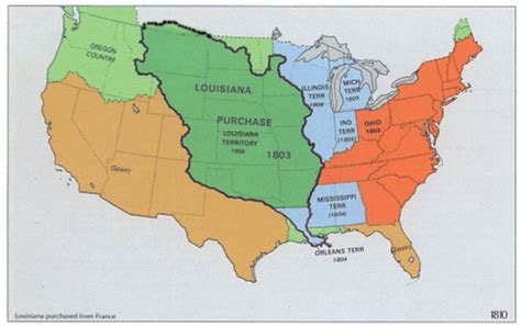 This Is A Picture Of The Us And Territorial Acquisitions In The Early