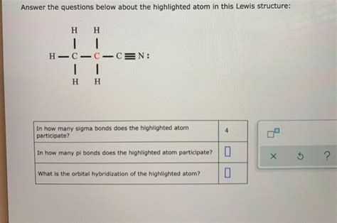 Solved Answer The Questions Below About The Highlighted Atom Chegg Com