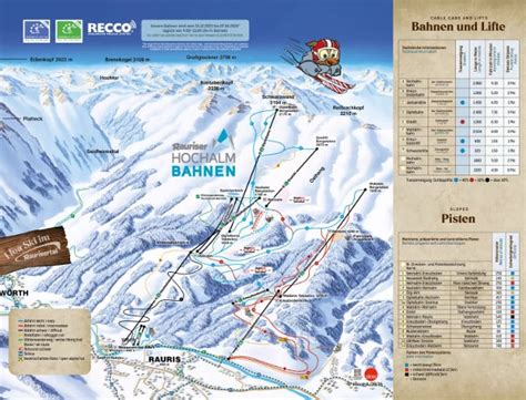 Rauris Austria Piste Map Free Downloadable Piste Maps