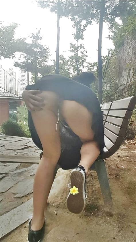 Korean Girl Flashing Pussy In Public Photo