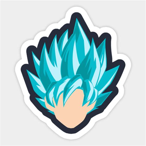 Super Saiyan Blue Goku Super Saiyan Blue Sticker Teepublic