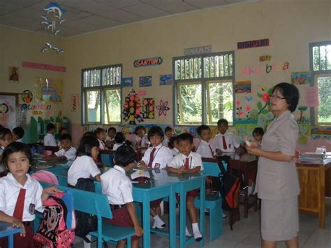 Tempelkan hiasan tersebut secara acak agar tampak lebih indah dan bisa kreatif. Contoh Ruang kelas SD yang Bagus dan Menarik - KKG ONLINE