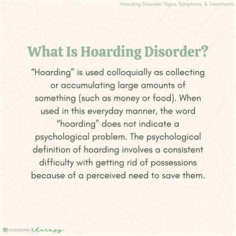 Hoarding Disorder Signs Symptoms And Treatments