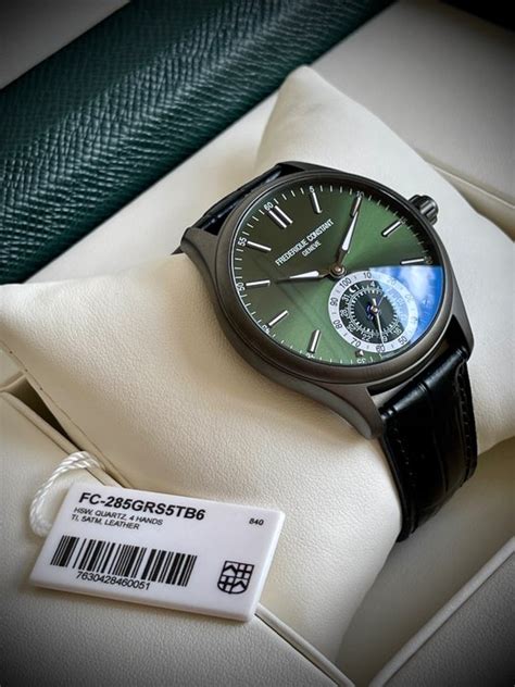 Frédérique Constant Horological Smartwatch Green Dial Pvd Catawiki