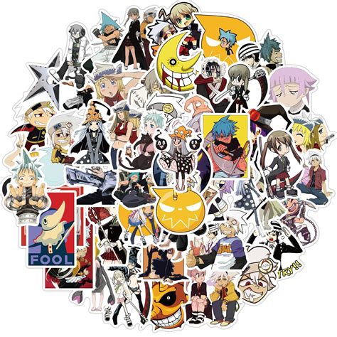 Buy Soul Eater Stickers 50 Pcak Japanese Anime Halloween Decration