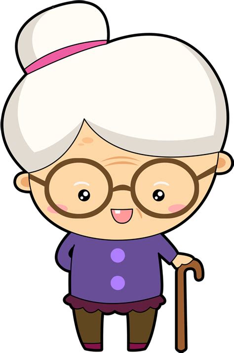 Download Cartoon Grandma Clipart - Grandma Clipart Black ...