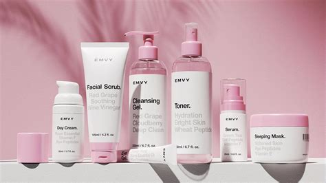Emvy Skincare Comes With A Clean Look Dieline Design Branding