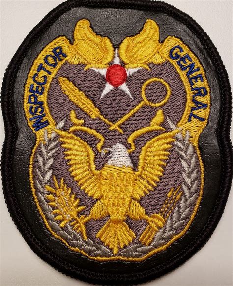 Inspector General Leather Patch